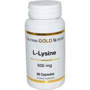 California Gold Nutrition L-Lysine 500 мг 60 вег капс