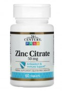 Заказать 21st Century Zinc Citrate 50 мг 60 таб