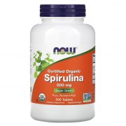 Заказать NOW Organic Spirulina 500 мг 500 таб